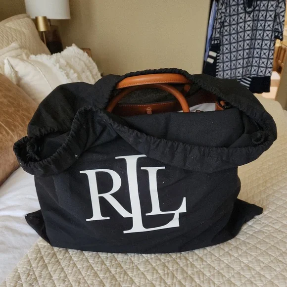 Authentic Ralph Lauren Large Marcy Bag - Picture 4 of 7